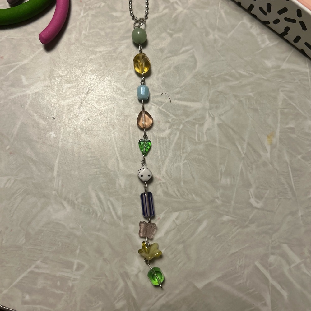 Handmade Beaded Car Charm